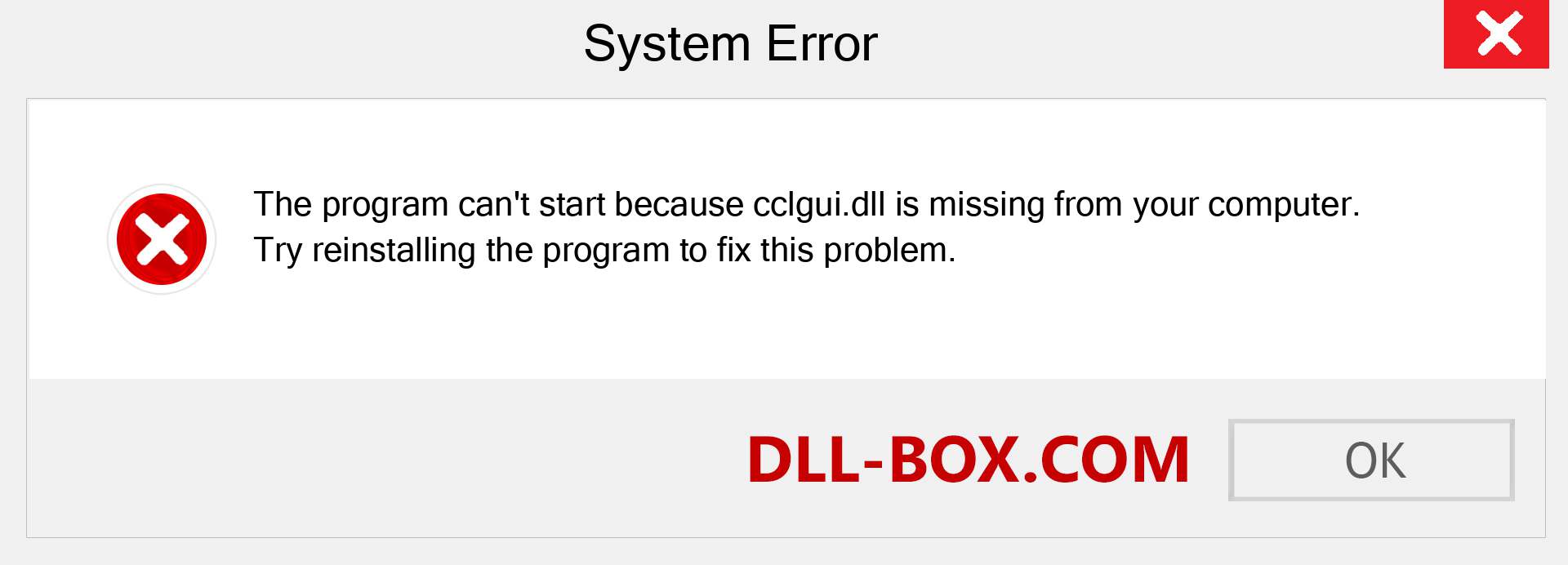  cclgui.dll file is missing?. Download for Windows 7, 8, 10 - Fix  cclgui dll Missing Error on Windows, photos, images